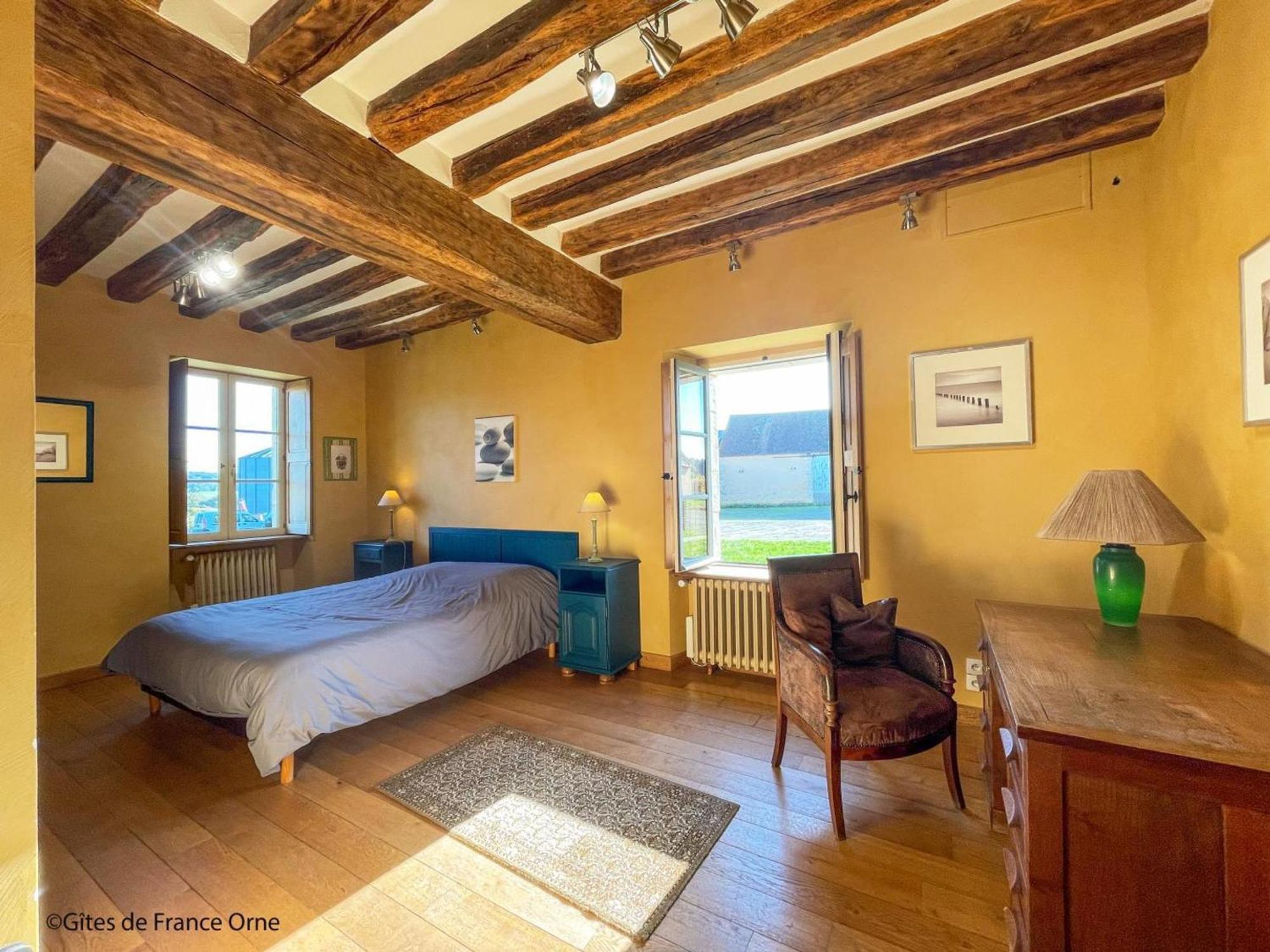 Maison De Charme Avec Piscine Interieure, Grand Jardin, Et Paysages Magnifiques En Pleine Campagne - Fr-1-497-164 Rémalard Kültér fotó
